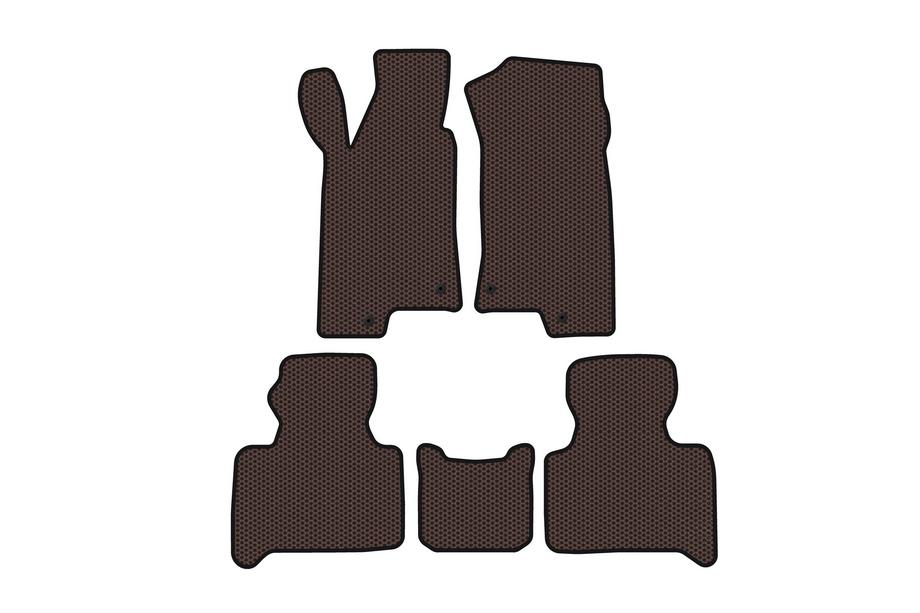 Hummer H3 2005–2010 Gumové koberce Carsuit (Hnedé) Image