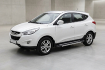 Hyundai IX-35 2010–2015 Bočné nášľapy RedLine V1 (2 ks, hliník) fotografia 1
