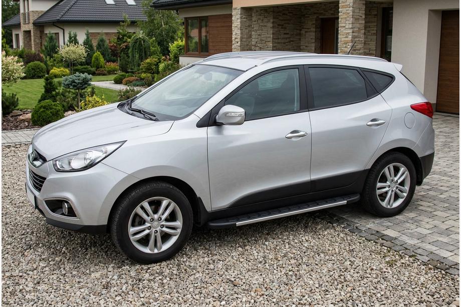 Hyundai IX-35 2010–2015 Bočné nášľapy Duru (2 ks, hliník) Image