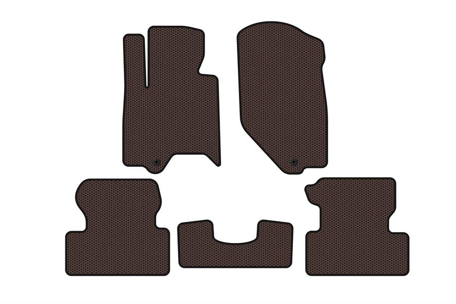 Infiniti QX50 2007–2013 Gumové koberce Carsuit (Hnedé) Image