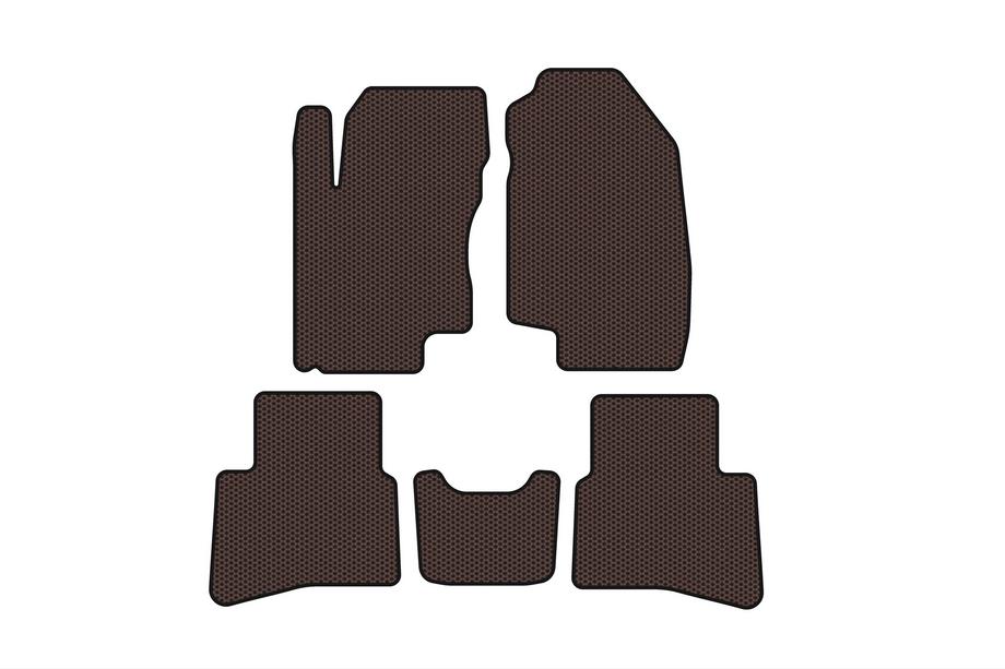 JAC S3 2014– Gumové koberce Carsuit (Hnedé) Image