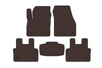 Jaguar E-Pace 2017–2024 Gumové koberce Carsuit (Hnedé) fotografia 1