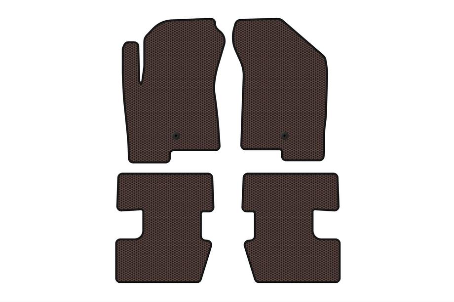 Jeep Compass 2006–2016 Gumové rohože do interiéru Carsuit (2011-2016, hnedé) Image