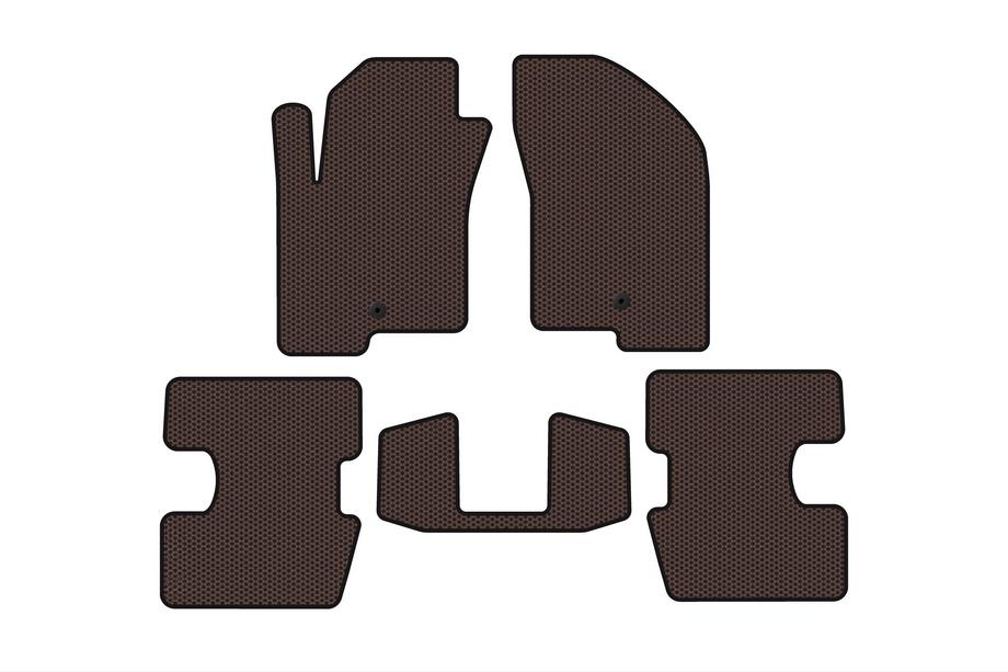Jeep Patriot 2007–2016 Gumové koberce Carsuit (Hnedé) Image