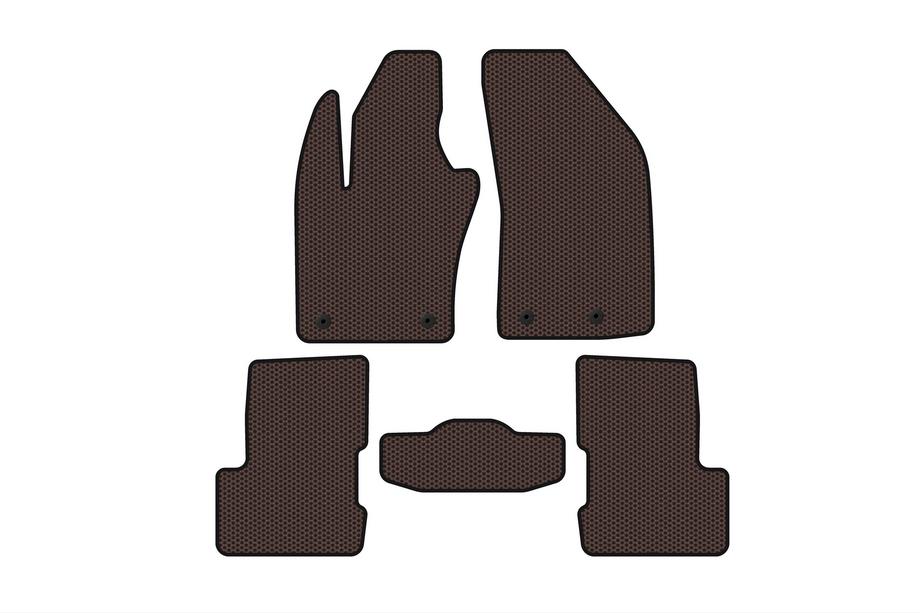 Jeep Renegade 2014– Gumené rohože Carsuit V-2 (Hnedá) Image
