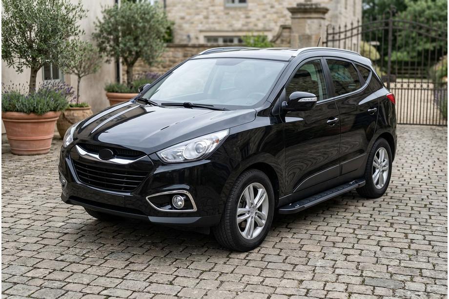 Hyundai IX-35 2010–2015 Bočné nášľapy RedLine Black (2 ks, hliník) Image