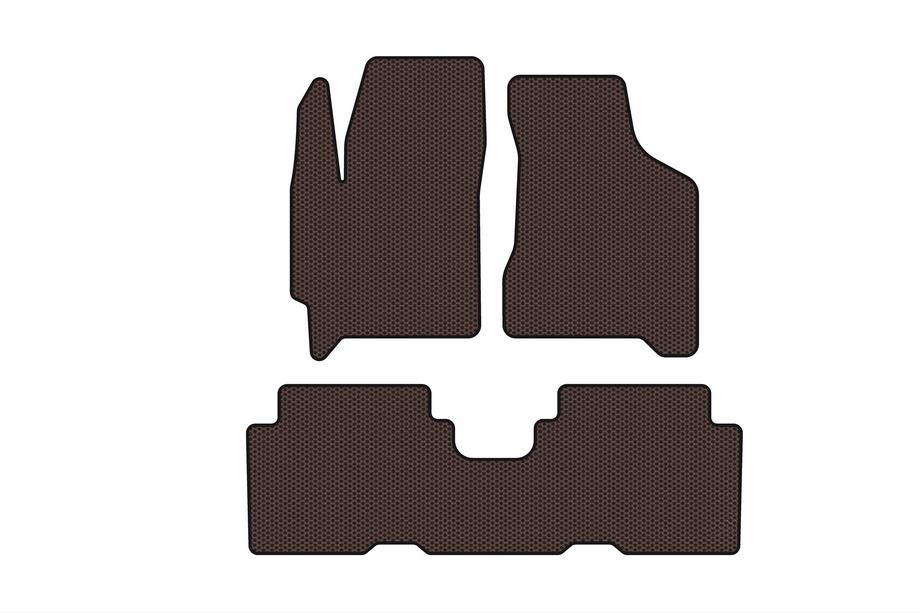 Kia Carens 1999–2012 Gumové koberce Carsuit (Hnedé) Image