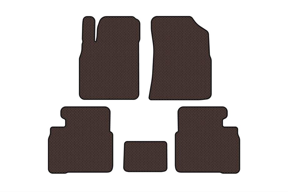 Kia Magentis 2000–2005 Gumové koberce Carsuit (Hnedé) Image