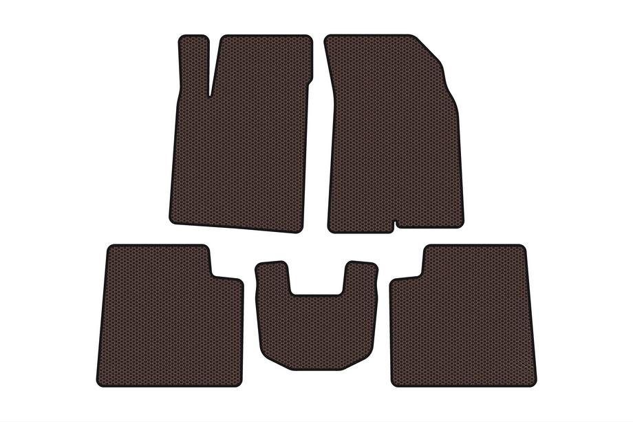 Kia Opirus 2003–2010 Gumové koberce Carsuit (Hnedé) Image