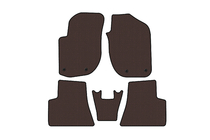 Land Rover Freelander I 1997–2006 Gumové koberce Carsuit (Hnedé) fotografia 1