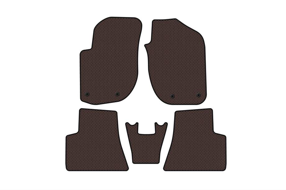 Land Rover Freelander I 1997–2006 Gumové koberce Carsuit (Hnedé) Image