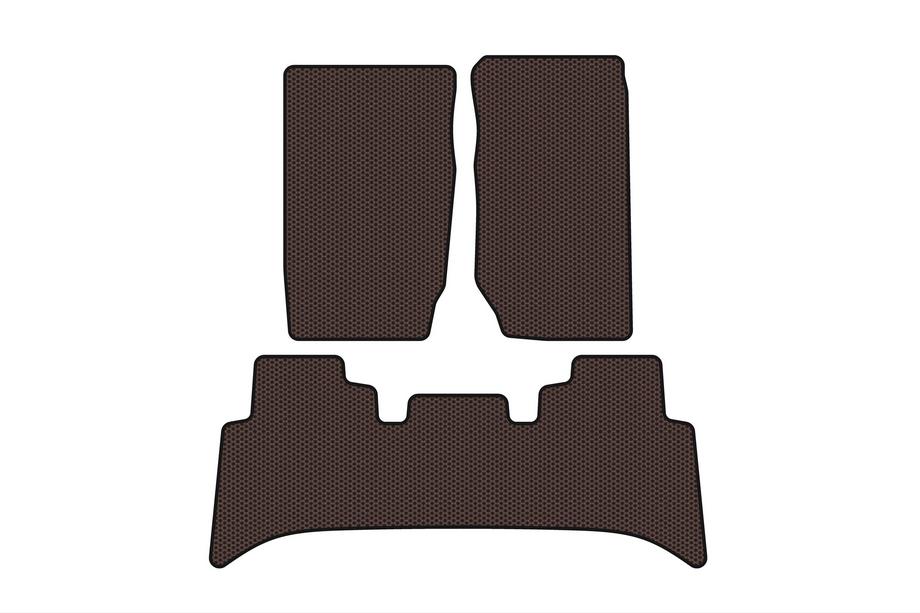 Range Rover II P38A 1997–2002 Gumové koberce Carsuit (Hnedé) Image
