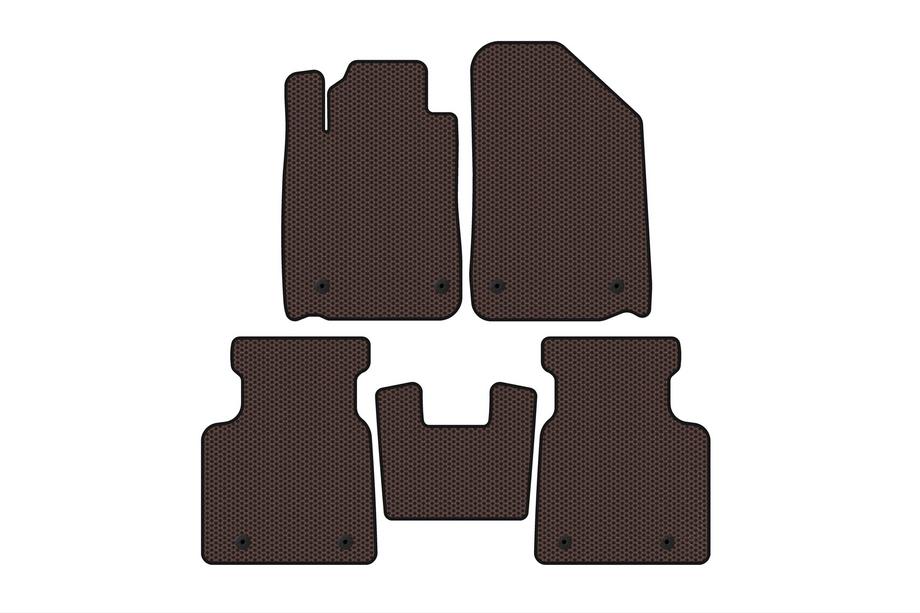 Lexus ES 2001–2006 Gumové koberce Carsuit (Hnedé) Image