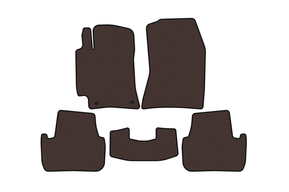 Lexus IS 1998–2005 Gumové koberce Carsuit (Hnedé) Image