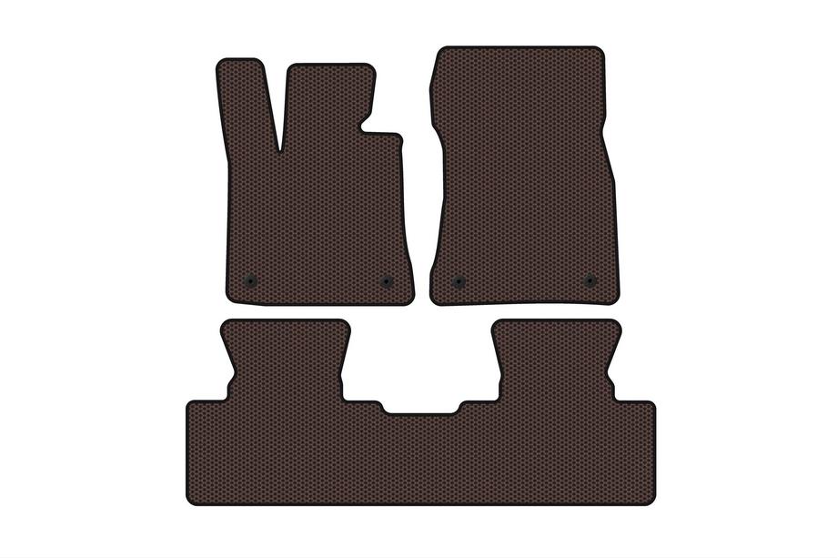 Lexus RX 2016–2022 Gumové koberce Carsuit (Hnedé) Image