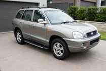 Hyundai Santa Fe 1 2000–2006 Bočné nášľapy Duru (2 ks, hliník) fotografia 1