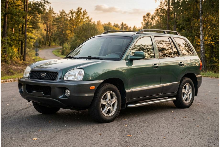 Hyundai Santa Fe 1 2000–2006 Bočné prahy Maydos V1 (2 ks, hliník ↗ nehrdzavejúca oceľ) Image