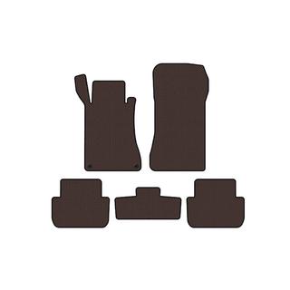 Gumové rohože do interiéru Carsuit (Coupé, hnedé) Mercedes CLK W209 2002–2010 fotografia 1