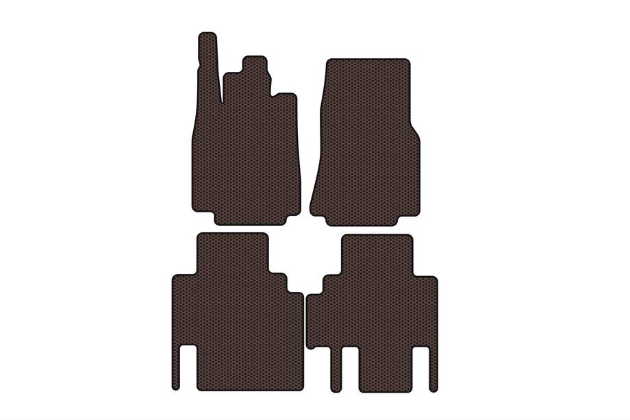 Mercedes Vaneo W414 2001–2005 Gumové koberce Carsuit (Hnedé) Image