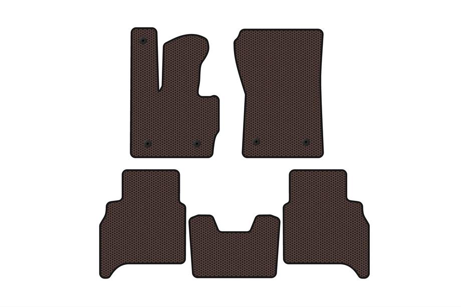 Mercedes G-Class W463 2018–2024 Gumové rohože Carsuit (automatická prevodovka, hnedé) Image