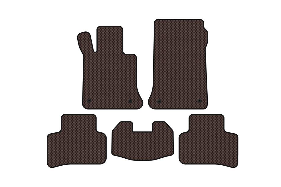 Mercedes GLK class X204 2008–2015 Gumové koberce Carsuit (Hnedé) Image