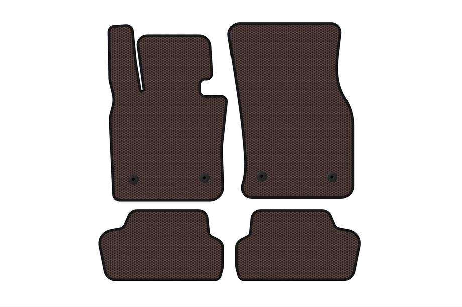 Mini Cooper F55/56/57 2014–2023 Gumové koberce Carsuit (pre F56, hnedé) Image