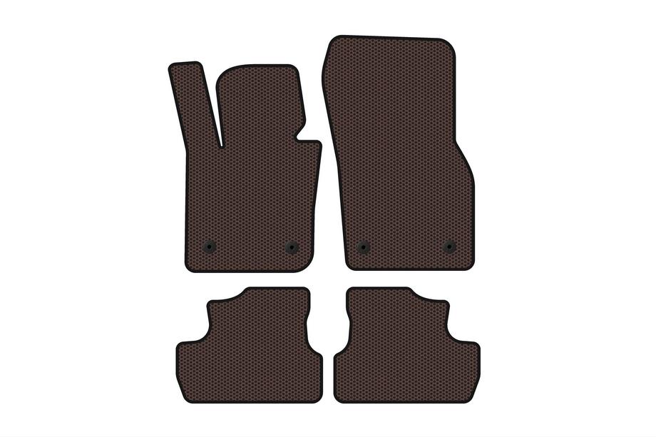 Mini Cooper F55/56/57 2014–2023 Gumové rohože do interiéru Carsuit (pre S F56, hnedé) Image