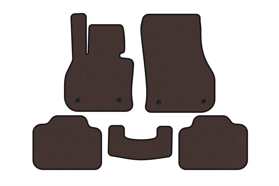 Mini Countryman F60 2017–2023 Gumové koberce Carsuit (Hnedé) Image