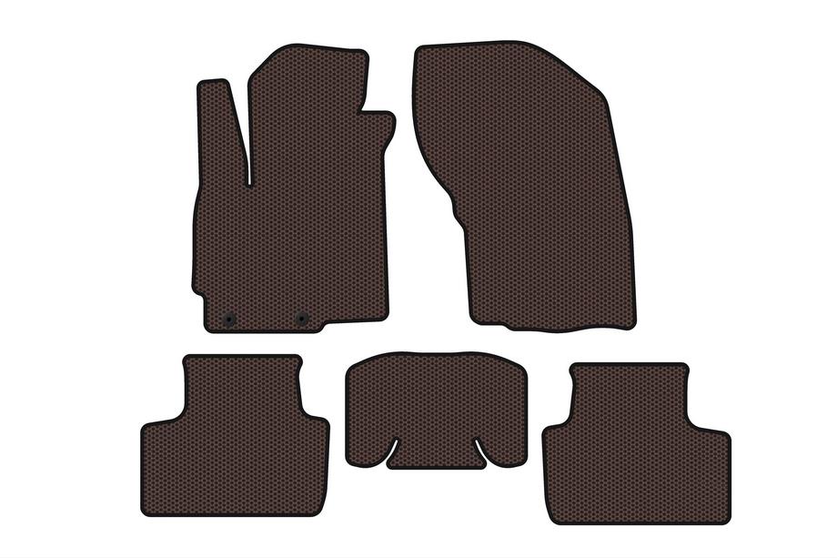 Mitsubishi ASX 2010–2023 Gumové rohože Carsuit (2019-2023, hnedá) Image