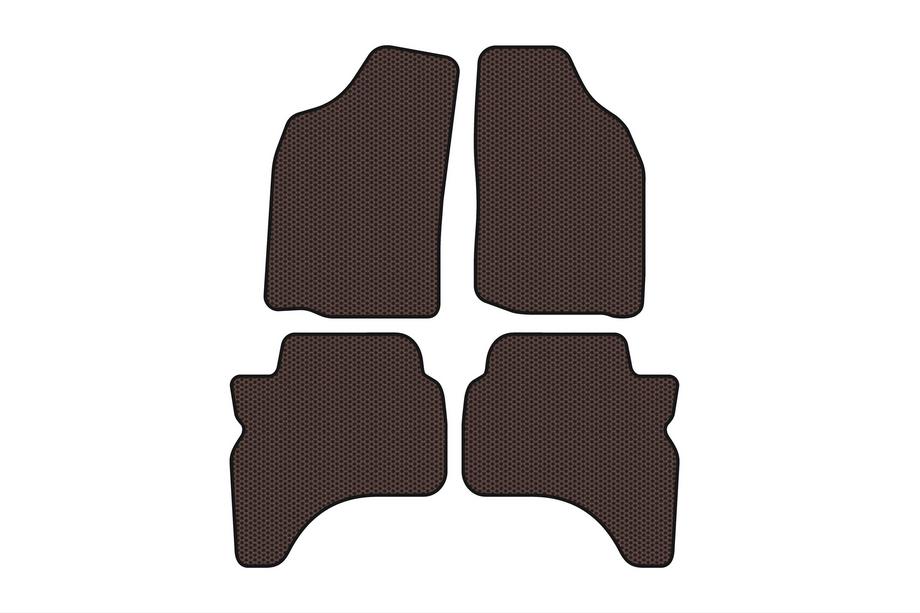 Mitsubishi L200 1996–2006 Gumové koberce Carsuit (Hnedé) Image