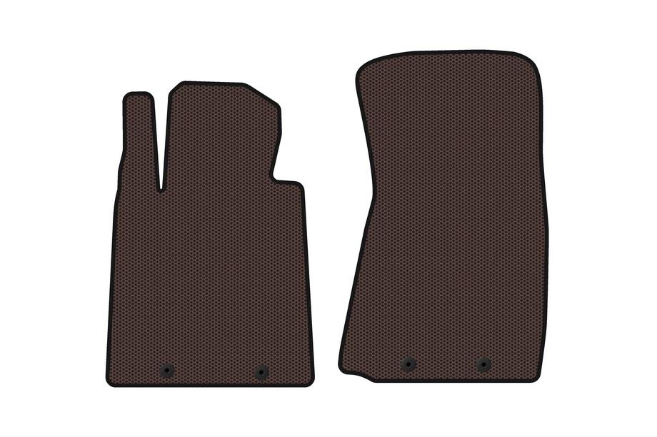 Nissan 370Z 2008–2021 Gumové rohože do interiéru Carsuit (Coupé, hnedé) Image