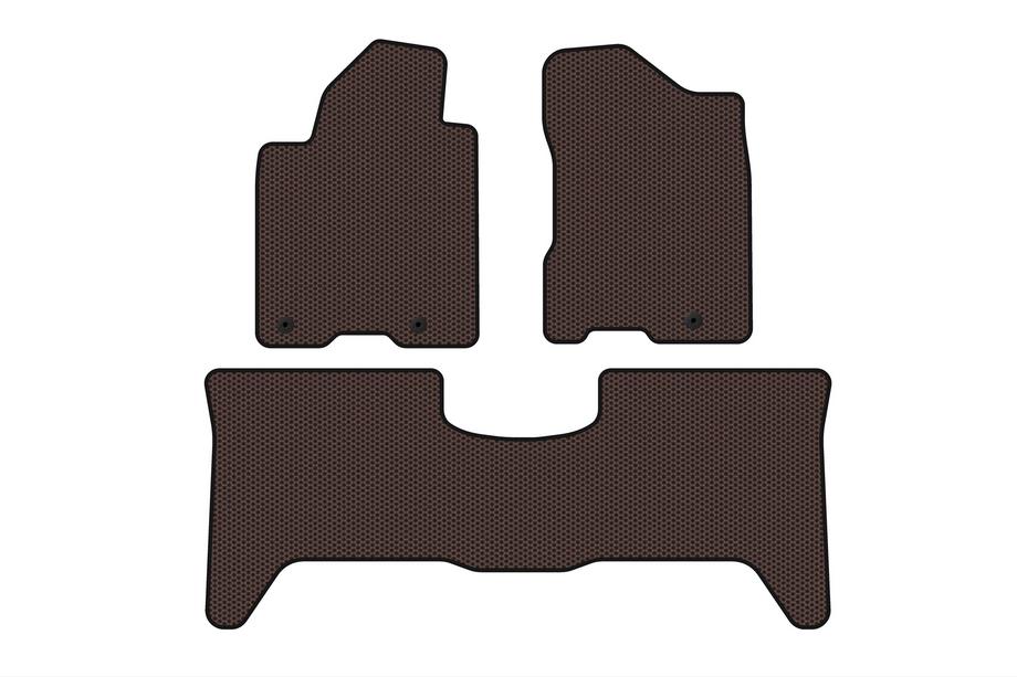 Nissan Armada 2003–2015 Gumové rohože Carsuit (2 rady, 2003-2008, hnedé) Fotografia 1