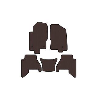 Gumené autokoberce Carsuit V2 (2 rady, hnedé, 2010-2014) Nissan Pathfinder R51 2005–2014 fotografia 1