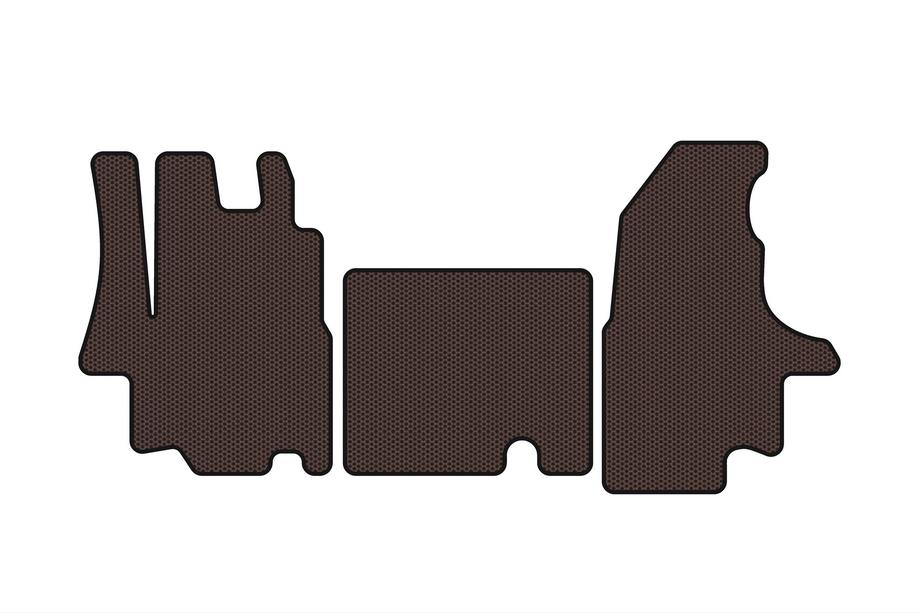 Opel Movano 2004–2010 Gumové koberce Carsuit (Hnedé) Image