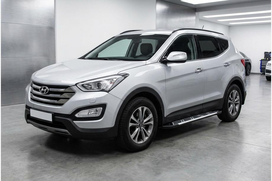 Hyundai Santa Fe 3 2012–2018 Bočné nášľapy Sunrise (2 ks, hliník) Image