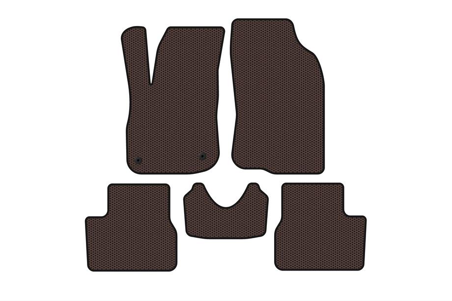 Peugeot 2008 2013–2019 Gumové koberce Carsuit (Hnedé) Image