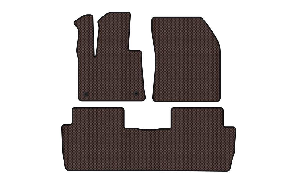 Peugeot 5008 2016–2023 Gumené koberce do interiéru Carsuit (2016-2020, hnedé) Image
