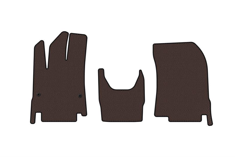Peugeot Partner/Rifter 2019– Gumové koberce Carsuit (Hnedé) Image