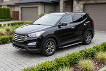 Hyundai Santa Fe 3 2012–2018 Bočné nášľapy Duru (2 ks, hliník) fotografia 1
