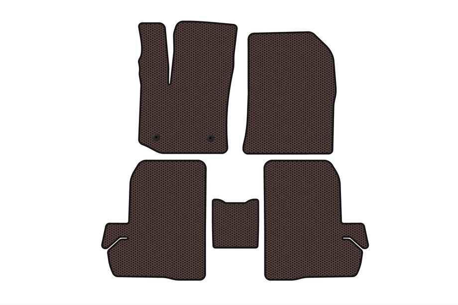 Renault Dokker 2013–2022 Gumové koberce Carsuit (Hnedé) Image