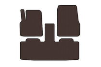 Renault Espace 2002–2014 Gumové rohože Carsuit do interiéru (2 rady, 7-miestne, hnedé) fotografia 1