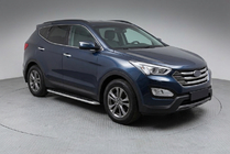 Hyundai Santa Fe 3 2012–2018 Bočné prahy Maydos V1 (2 ks, hliník ↗ nehrdzavejúca oceľ) fotografia 1