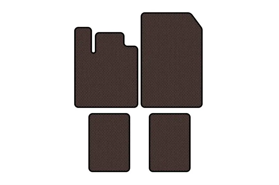 Renault Twingo 2007–2014 Gumové koberce Carsuit (Hnedé) Image