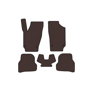 Gumené rohože do interiéru Carsuit (2010-2012, HB, 5-dverový, hnedé) Seat Ibiza 2010–2017 fotografia 1