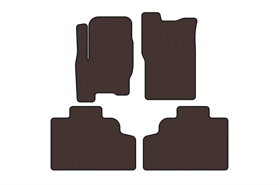 SsangYong Korando 1997–2006 Gumové koberce Carsuit (Hnedé) Image
