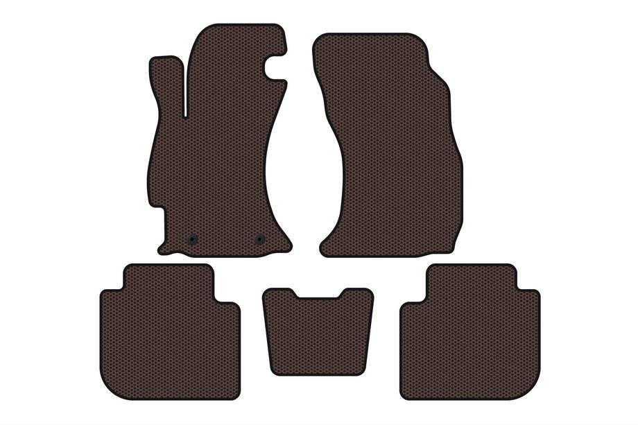 Subaru Forester 2013–2018 Gumené koberce Carsuit do interiéru (2013-2017, hnedé) Image