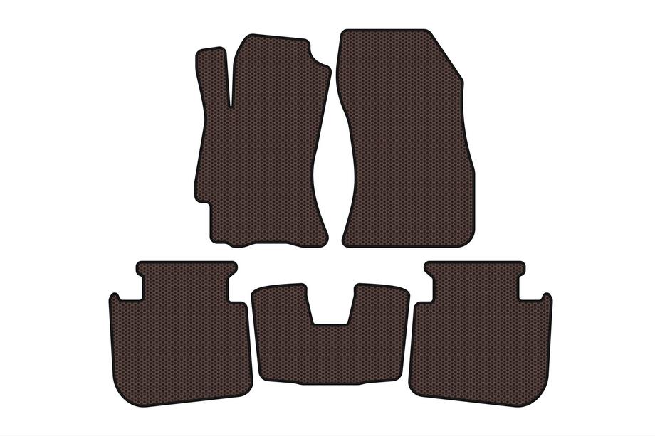 Subaru Legacy 2009–2014 Gumené rohože Carsuit (2009-2013, SD, hnedé) Image