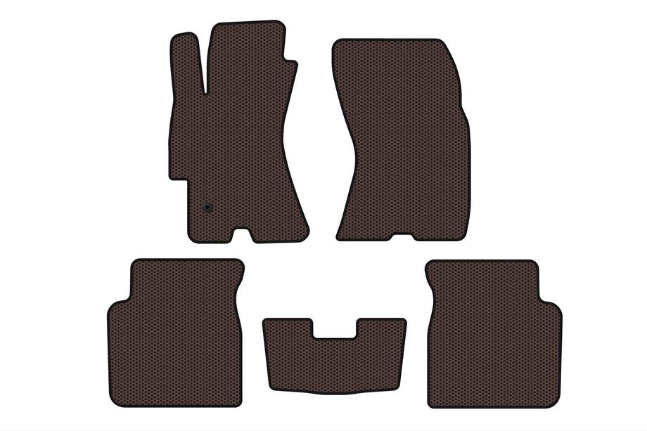 Subaru Outback 2005–2009 Gumové koberce Carsuit (Hnedé) Image
