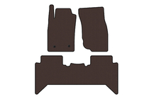 Toyota Hilux 2006–2015 Gumené koberce do interiéru Carsuit V2 (Hnedé) fotografia 1