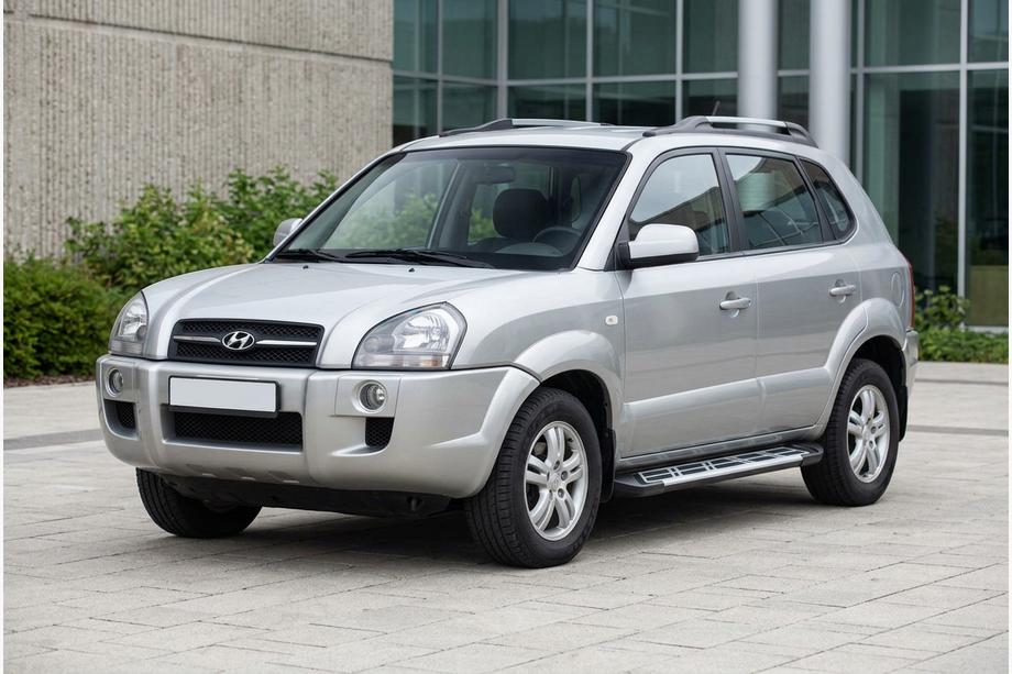 Hyundai Tucson JM 2004– Bočné nášľapy Sunrise (2 ks, hliník) Image